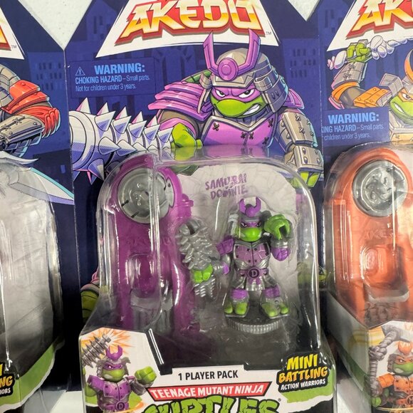 Akedo TMNT - Samurai Leo, Samurai Raph, Samurai Mikey and Samurai Donnie - Picture 3 of 10